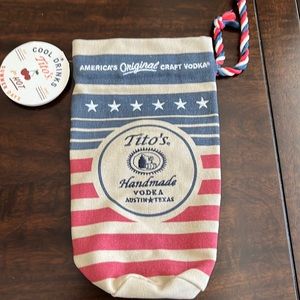 Tito’s Vodka drawstring bag, NWT